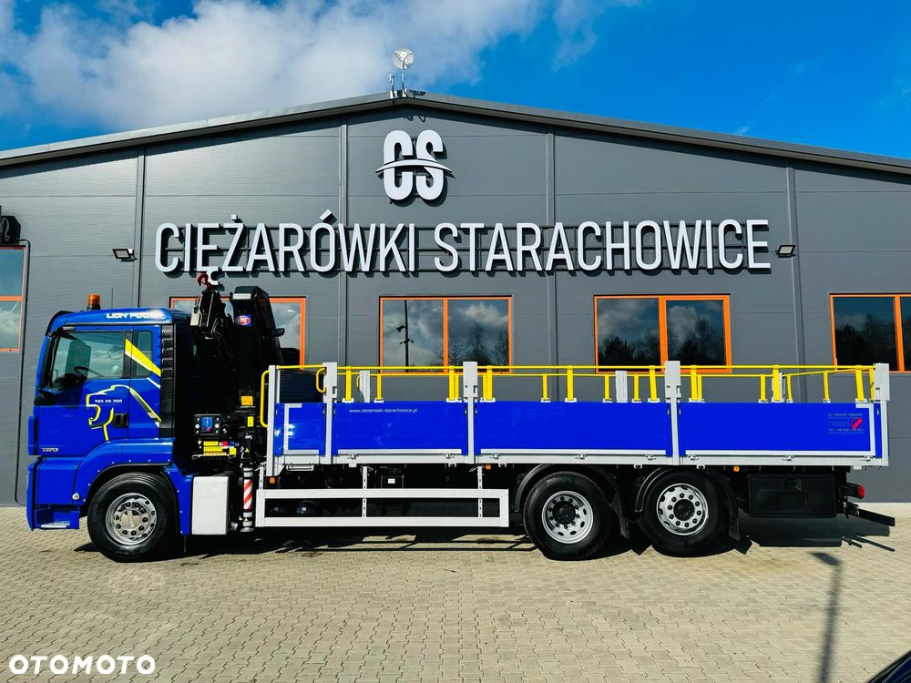 MAN TGM TGL TGS 26.360 skrzynia z żurawiem // HMF 1420 K2 12,6 m !! dzwig kran crane - 2