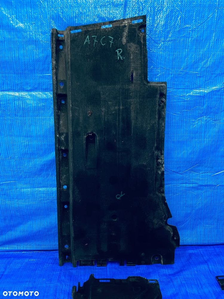 OSŁONY OSŁONA PŁYTA PODWOZIA LEWA PRAWA PRZÓD PRZEDNIA TYŁ TYLNA AUDI A6 A7 C7 S7 2011- ; 4G0825208D 4G8825216A 4G0825202A 4G8825215C ORYGINAŁ - 5