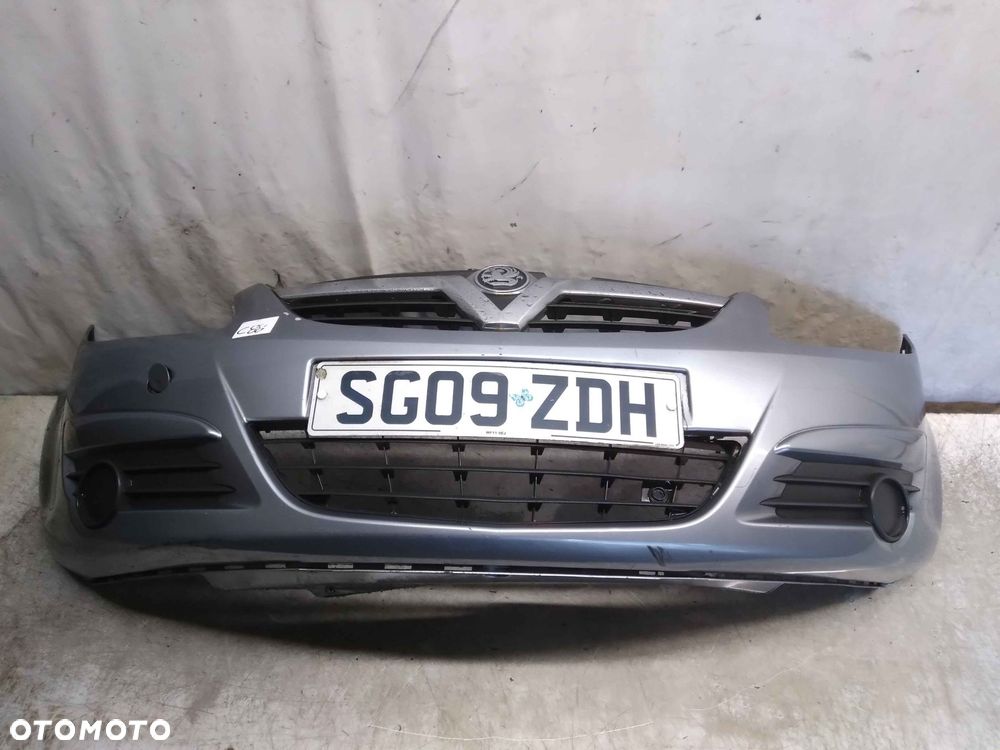 ^ ZDERZAK PRZÓD PRZEDNI OPEL CORSA D Z163 SZARY