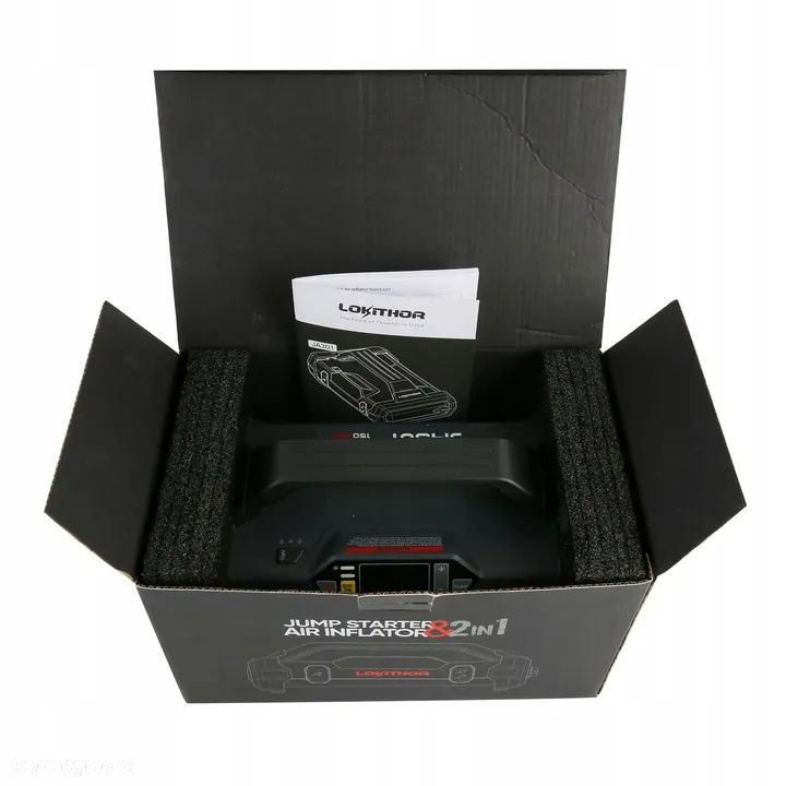 Jump Starter Lokithor JA301 BOOSTER HD 12V 1000A Kompresor Powerbank LED - Warszawa - 8