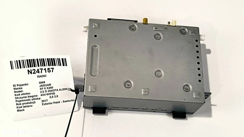 Radio HX63-18K812-DB Jaguar XF X260 2017 Sedan Diesel 132kW 1999cm³ - 1