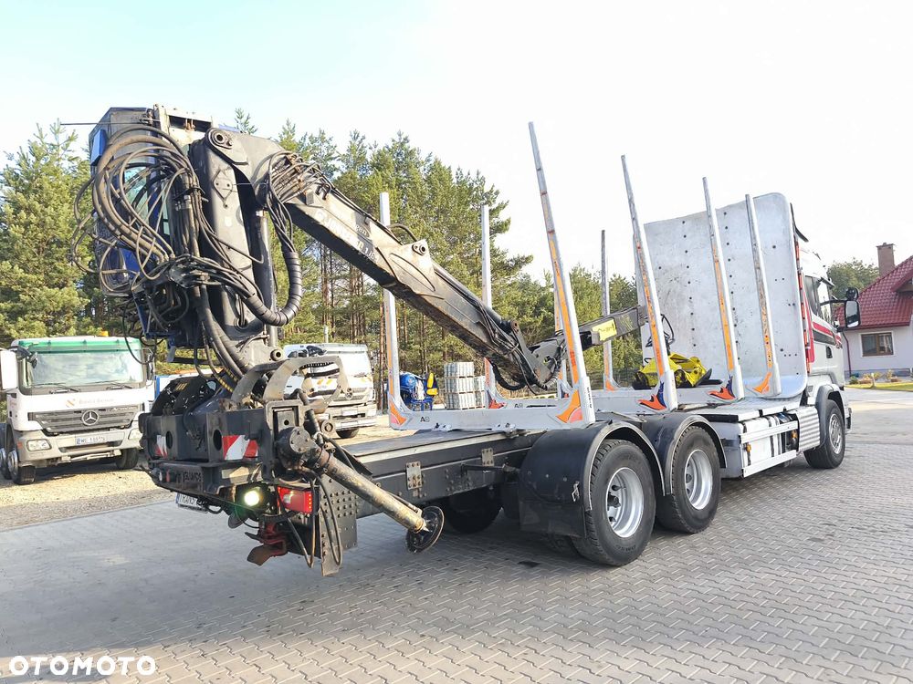 Scania R 6x4 Jonsered 1080 do lasu 2014 rok drzewa drewna kłonice - 2