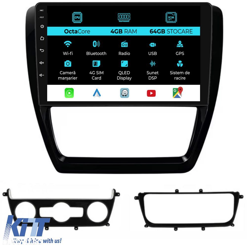 Navigatie Dedicata Volkswagen Jetta (2011 - 2018), 10Inch, 4Gb Ram, 64 - 1
