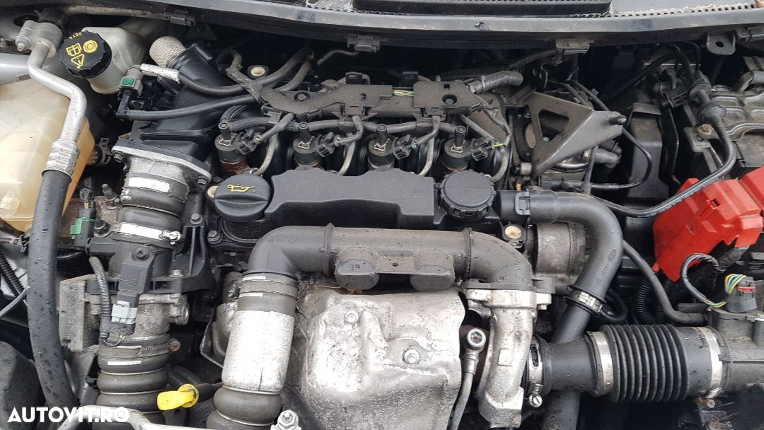 Motor 1.6TDCI HHJC 66KW 90CP Ford Fiesta MK 6 2008 - 2019 Probat pe masina / Video in anunt - 2