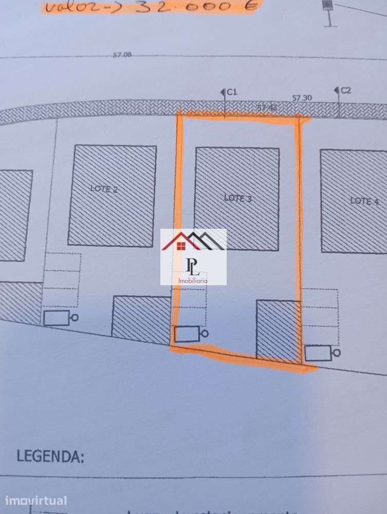 Lote de terreno com 622m2 a entrada de Vilamar a 10 km de Cantanhede ( - Grande imagem: 4/4