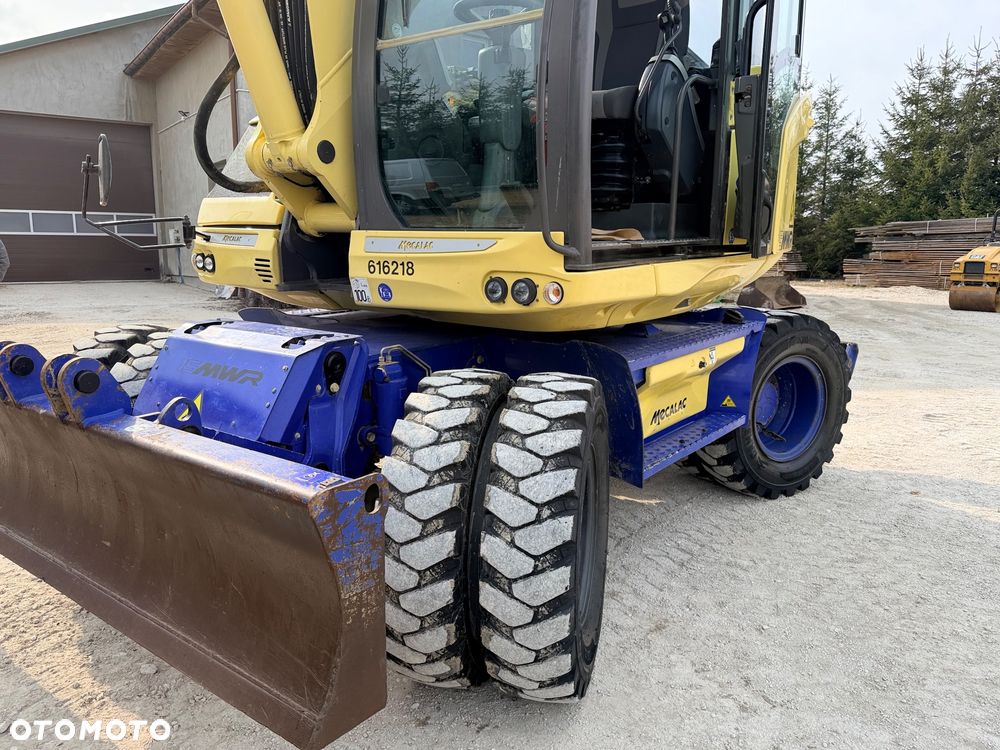Mecalac Koparka MECALAC 15 MWR koparko ładowarka KLIMA 714 12 MTX 4x4x4 Ew140B centr smar 14ton - 8