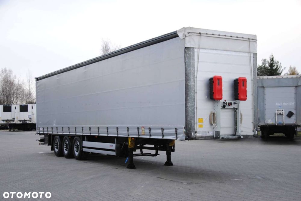 Schmitz Cargobull SCS, kurtyna, podnoszona oś
