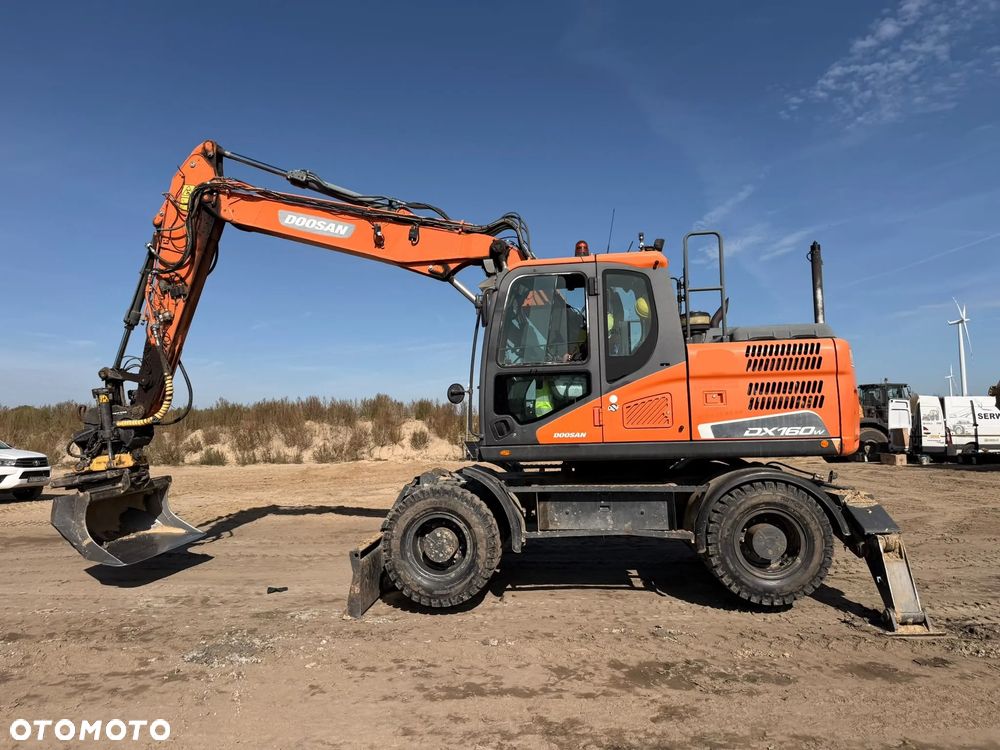 Doosan DX160W-5  System 3D Leica Rototril Engcon Pług + Podpory - 5