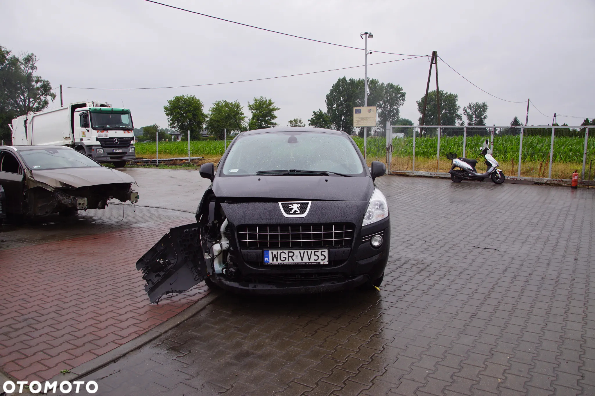 Auto na części - Peugeot 3008 1 I 1.6 HDI 112 KM 9HR DV6C CP17X71 KTV 2011R Drzwi Lusterko Szyba Lampa Zderzak Błotnik Skrzynia Silnik Sterownik Licznik Deska Kokpit - 3