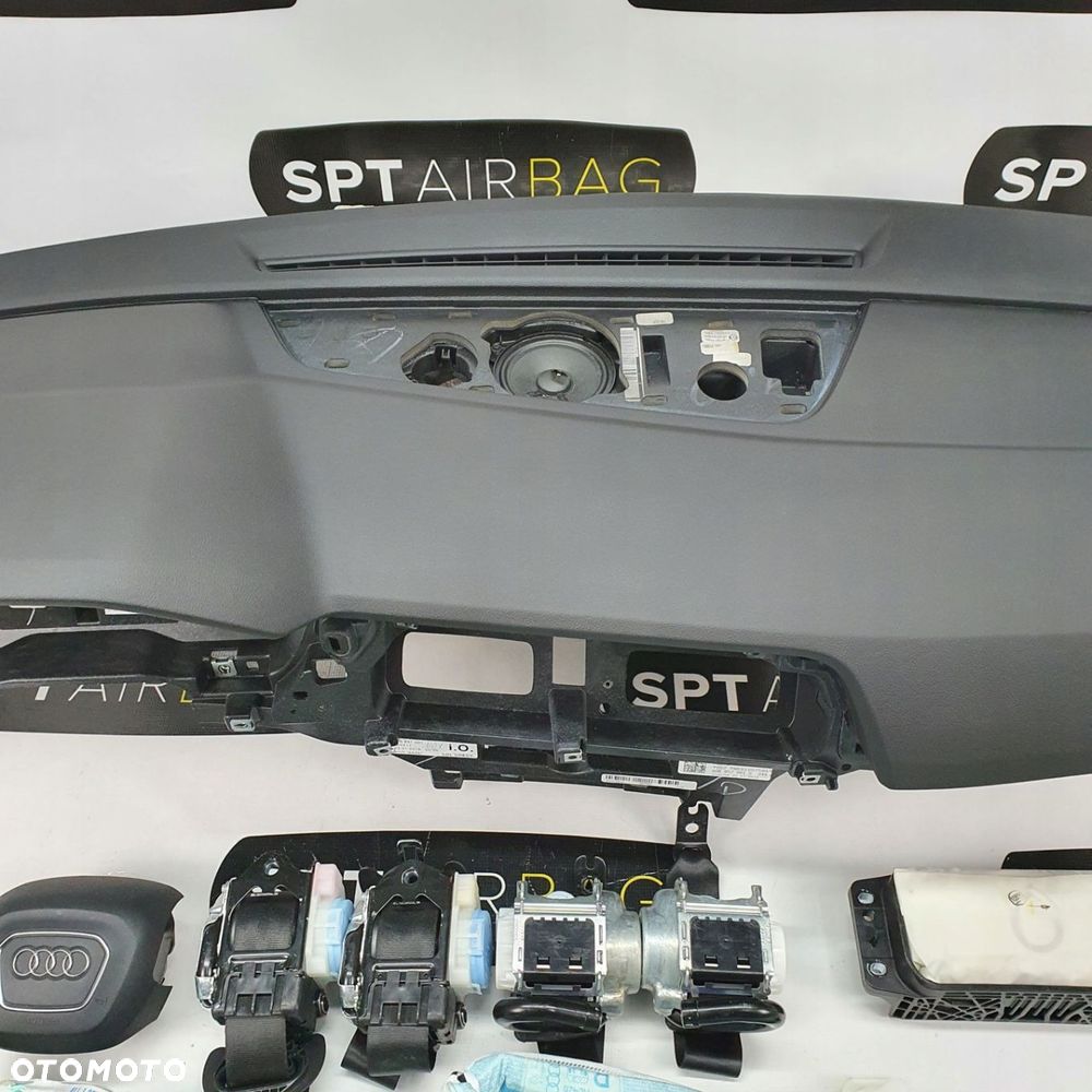 AUDI Q5 80A DESKA ROZDZIELCZA KONSOLA KOKPIT PULPIT PODUSZKI AIRBAG AIR BAG PASY KURTYNY KIT SET - 3