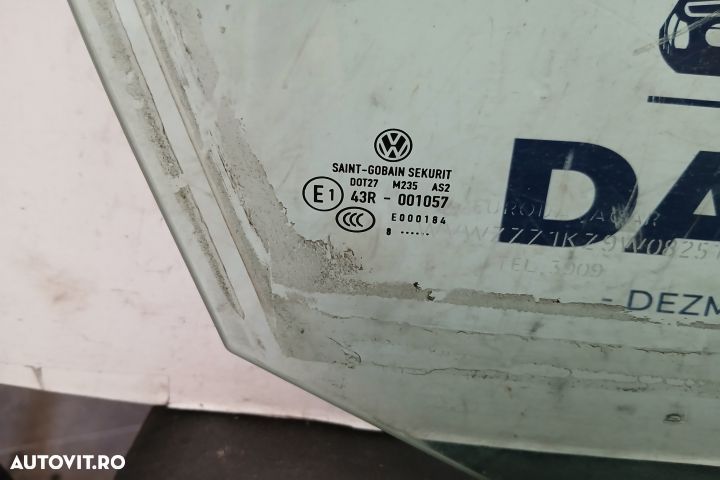 Geam usa fata dreapta 43R-001057 43R-001057 Volkswagen VW Golf 5 [200 - 2