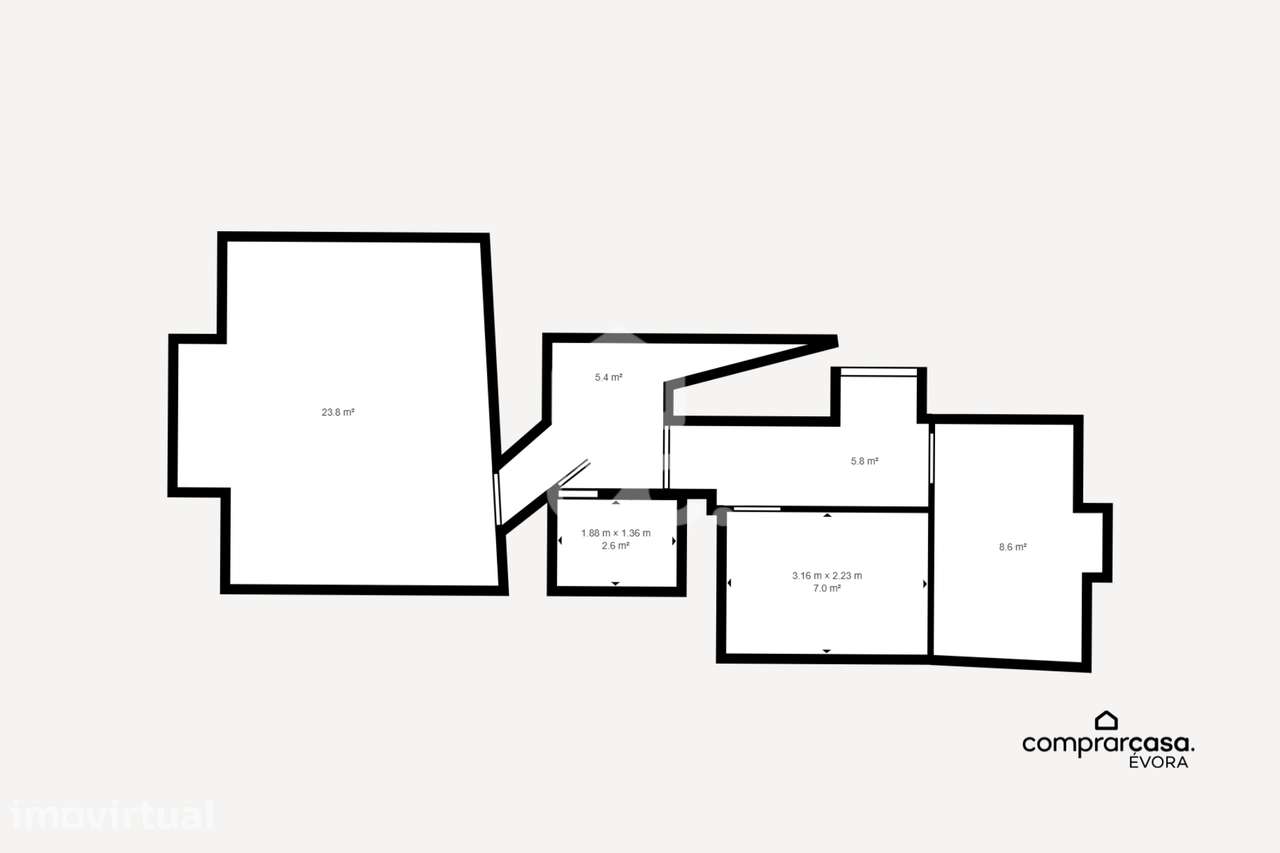 Espaço Comercial de 86,85 m² para Investimento | Centro Histórico de É - Grande imagem: 4/44