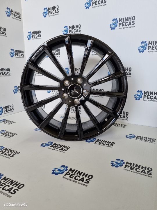 Jantes Mercedes (C63) AMG Turbine em 19 Preto Brilho - 8