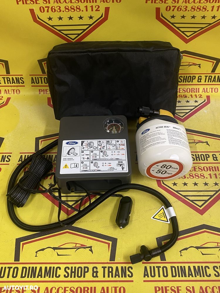 Kit pana compresor auto umflat roti OE Ford neutilizat kit pana 12V120 - 1