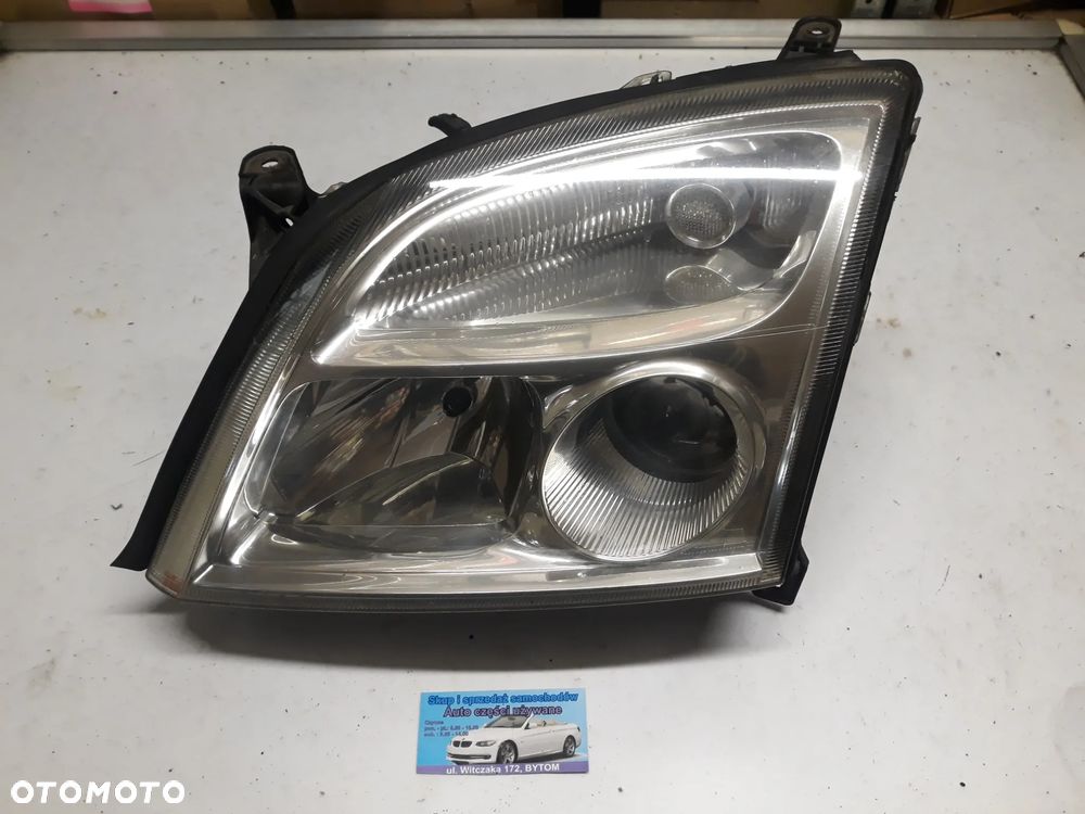 LAMPA LEWY PRZÓD OPEL VECTRA C 2002r  155887-00  PRZETWORNICA 5DV008290-00 - 1