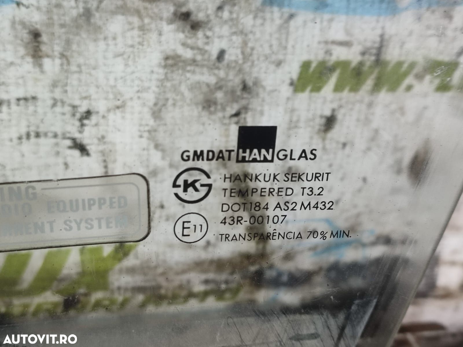Geam stanga fata Chevrolet Kalos 1 [2003 - 2008] 1.4 benzina F14S3 - 2