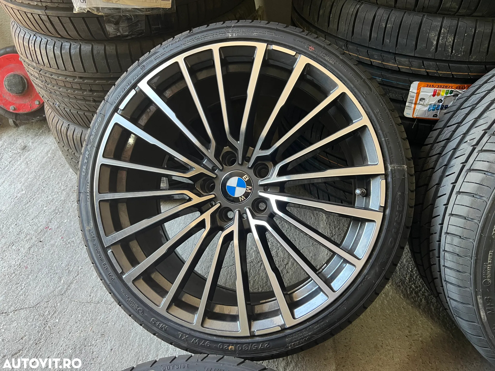 Jante BMW20 R20 F10 F11 F01 F02 F13 F30  CU ANVELOPE VARA APROAPE NOI DOT 2024 senzori de presiune incluse - 6