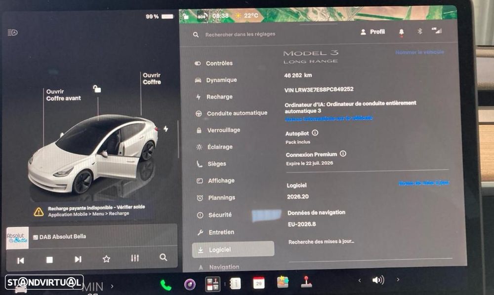 Tesla Model 3 Long Range Tração Traseira - 7