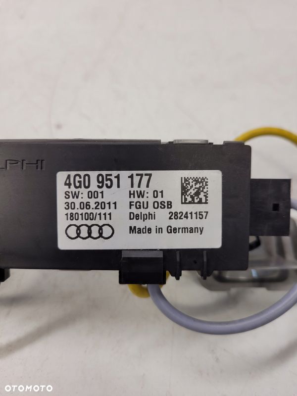 CZUJNIK RUCHU KABINY ALARMU AUDI A6 A7 4G0951177 - 2