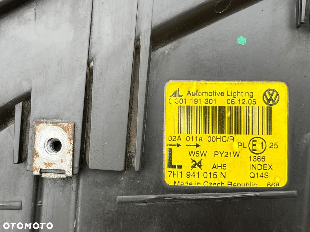 LAMPA LAMPY REFLEKTORY PRZEDNIE PRZÓD VW T5 CARAVELLE DOKA MULTIVAN TRANSPORTER EUROPA - 7