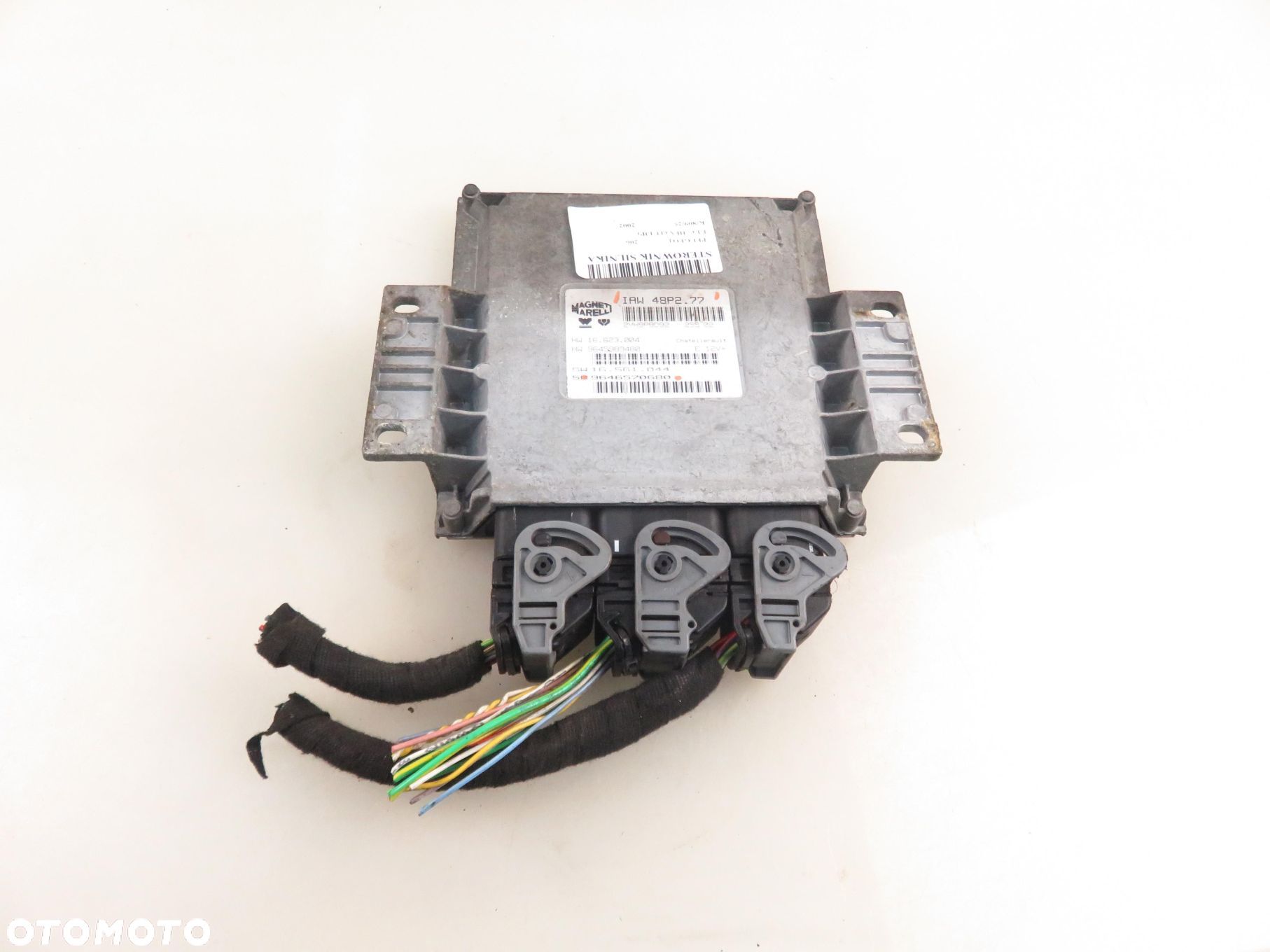 STEROWNIK PEUGEOT 206 1.1 IAW48P277 9646570680 - 1