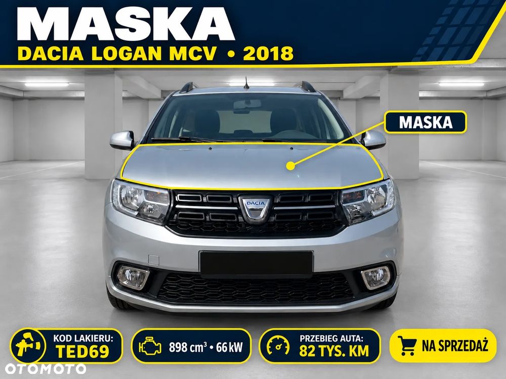 MASKA POKRYWA SILNIKA DACIA LOGAN MCV 2 II TED69