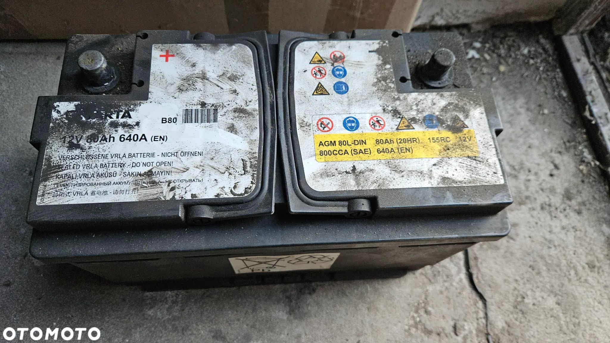 Akumulator VARTA AGM 12V 80 Ah 640A - 1