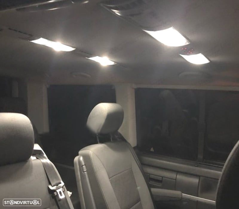 KIT COMPLETO 18 LAMPADAS LED INTERIOR VOLKSWAGEN VW MULTIVAN MK5 T5 03-15 - 4