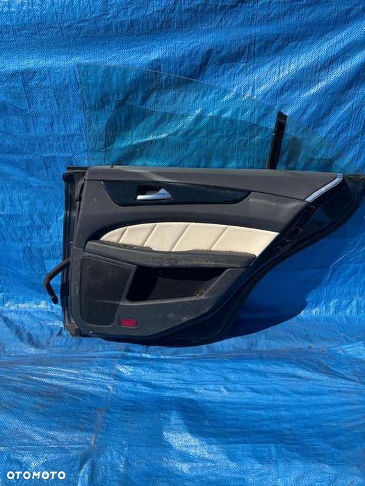 MERCEDES CLS W218 755 drzwi prawe tylnie tylne kompletne - 2