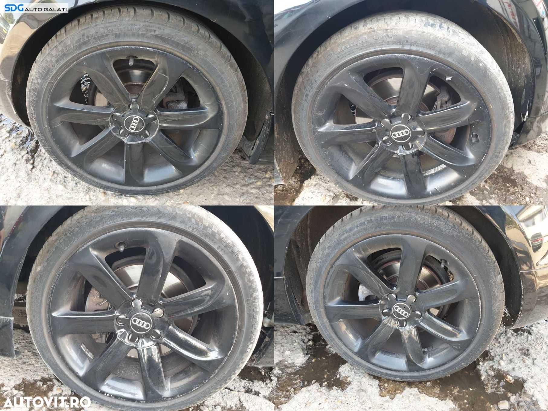 Set 4 Jante Roti Aliaj 5x112 245 40 18 R18 9Jx18H2 ET52 Skoda Octavia 2 2004 - 2013 Cod 8J0601025AC - 1