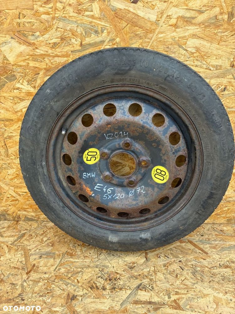 BMW E46 KOŁO DOJAZDOWE DOJAZDÓWKA 5X120 FI72 115/90 R16 - 1