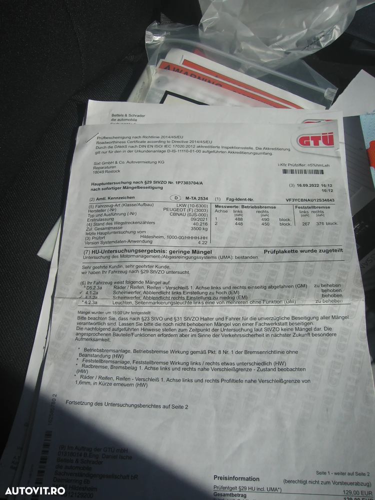 Peugeot BOXER KOFER CU LIFT DHOLLANDIA, AC. EURO VI. - 21