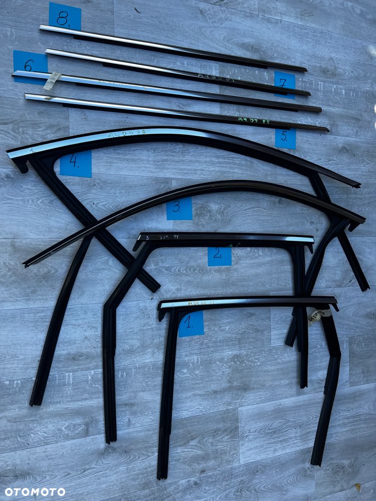 LISTWA LISTWY ZGARNIAJĄCA a4 b9 PRZÓD TYŁ PRAWA LEWA RAMKA DRZWI PRZÓD TYŁ PRAWA LEWA CHROM SHADO LINE 8W0837432 8W0837439 8W9839432 8W9839431 8W0853284 8W0853283 8W0853764 8W0853763 8W5839432 8W5839431 CENA W OPISIE - 3