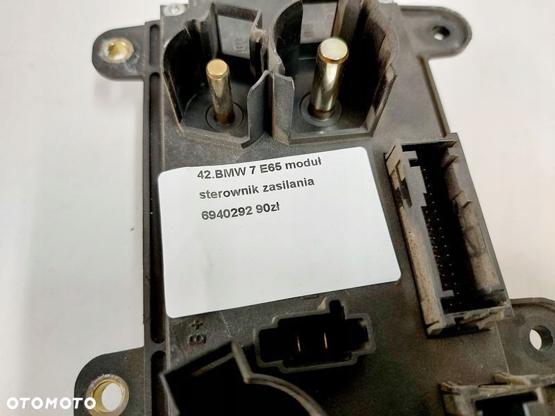 bmw 7 e65 moduł sterownik zasilania 6940292 - 5