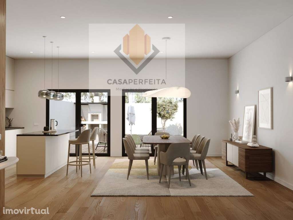 Moradia T4 de Luxo com Jardim, Terraços e Elevador - Custóias - Mat... - Grande imagem: 4/14