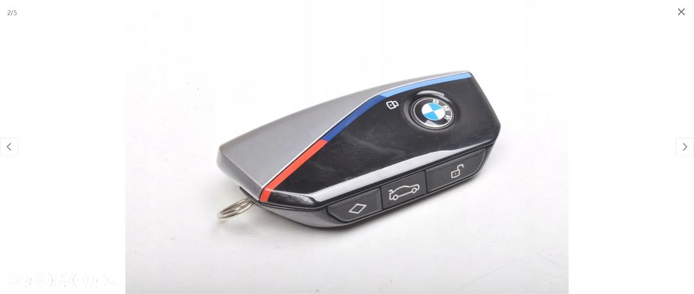 PILOT KLUCZYK BMW G10 G20 G30 G01 G02 G05 G06 G07 G22 G26 G32 F40 F44 USA - 4