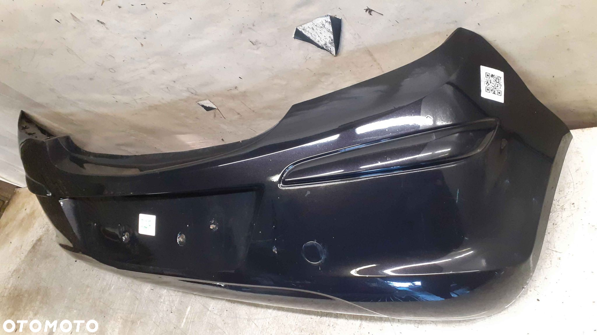 ^ ZDERZAK TYŁ TYLNY OPEL CORSA D Z20R CZARNY - 3