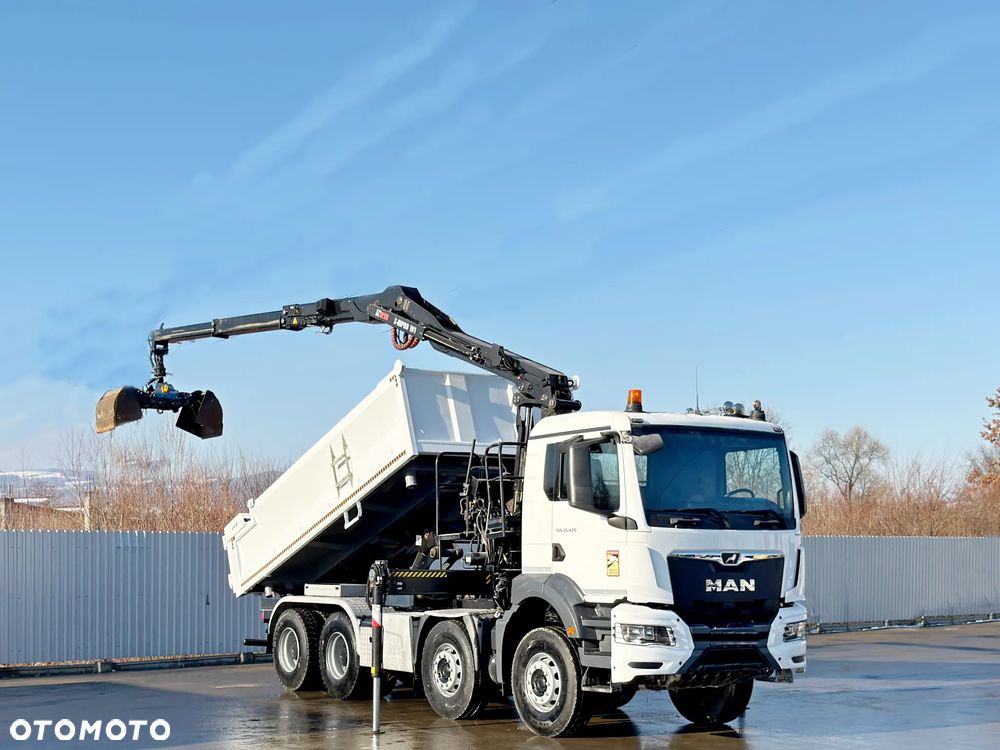 MAN TGS 35.470 * WYWROTKA 5,10 m + PILOT * HIAB Z - HIPRO 191 * 8x4 - 2