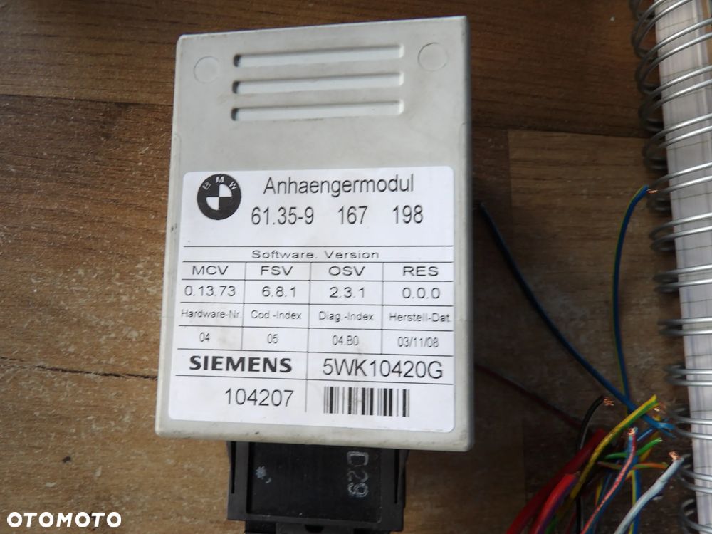 BMW - E60,E90 - MODUŁ , STEROWNIK HAKA - 9167198 - 1