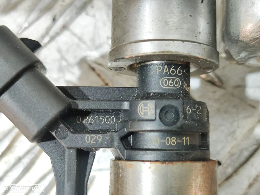 Régua + Conjunto de 4 Injetores Bosch / Mini - N14B16A - V7540439 V7568050 V7528351 0261500029 - 9