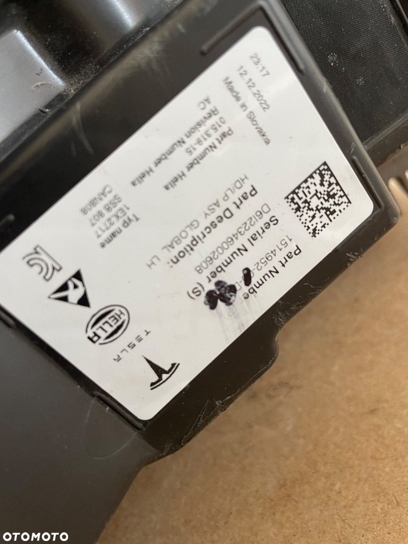Tesla 3 Y lampa przód przednia reflektor LEWY lift 1514952-00-D - 6