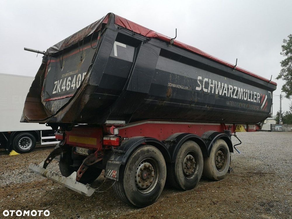 Schwarzmuller Rynna Stalowa 27m3 Oś Podnoszona SAF 2021 Rok Produkcji! - 4