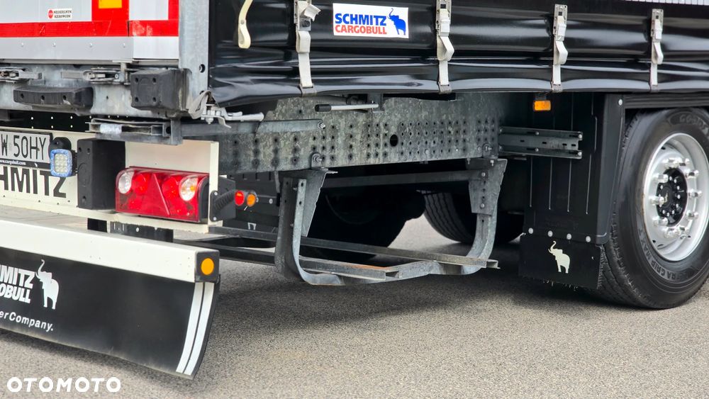 Schmitz Cargobull SCHMITZ CARGOBULL❗️❗️ MODEL 2020 / FIRANKA STANDARD / ROZSUWANE SŁUPKI BDE / OŚ PODNOSZONA / PALECIARA / OSIE SCHMITZ / 5 WYSOKOŚCI PODNOSZENIA DACHU / CERTYFIKAT XL CODE / HAMULCE TARCZOWE / MULTILOCK / GABARYTY / NIESPOTYKANA KONFIGURACJA / JAK NOWA ❗️❗️ - 12