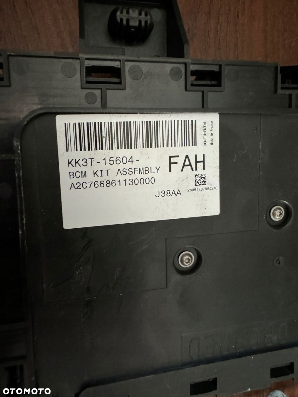 KOMPUTER zestaw FORD TRANSIT MK8 RWD 170Ps LIFT KK21-12A650-FA - 2
