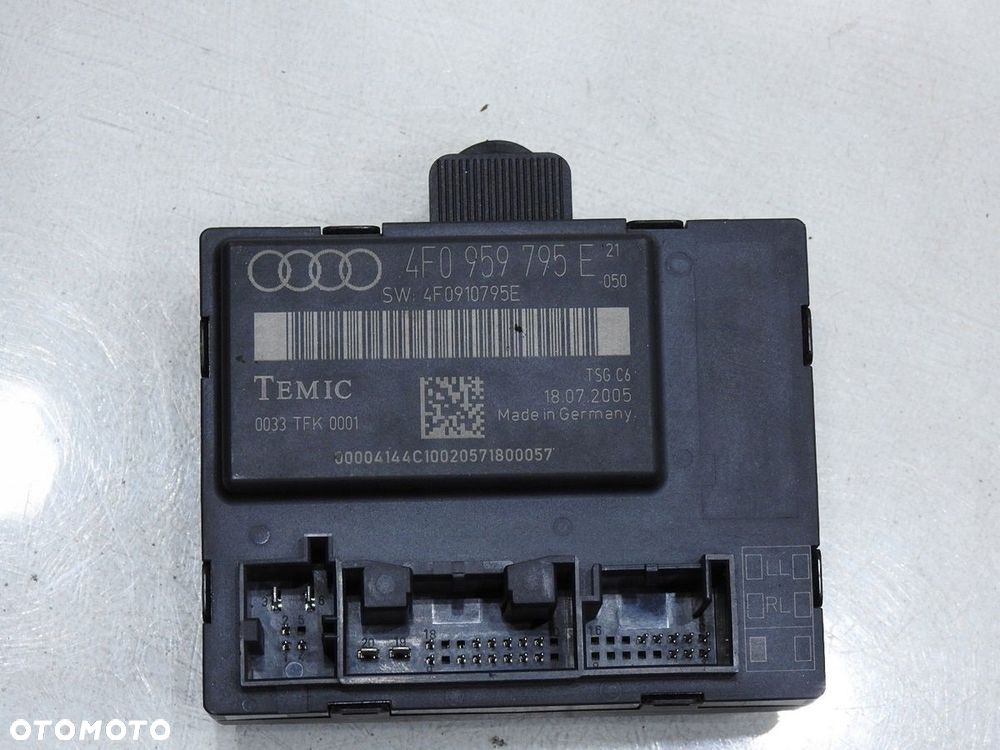 MODUŁ STEROWNIK DRZWI LEWY TYŁ A6 C6 4F0959795E - 5