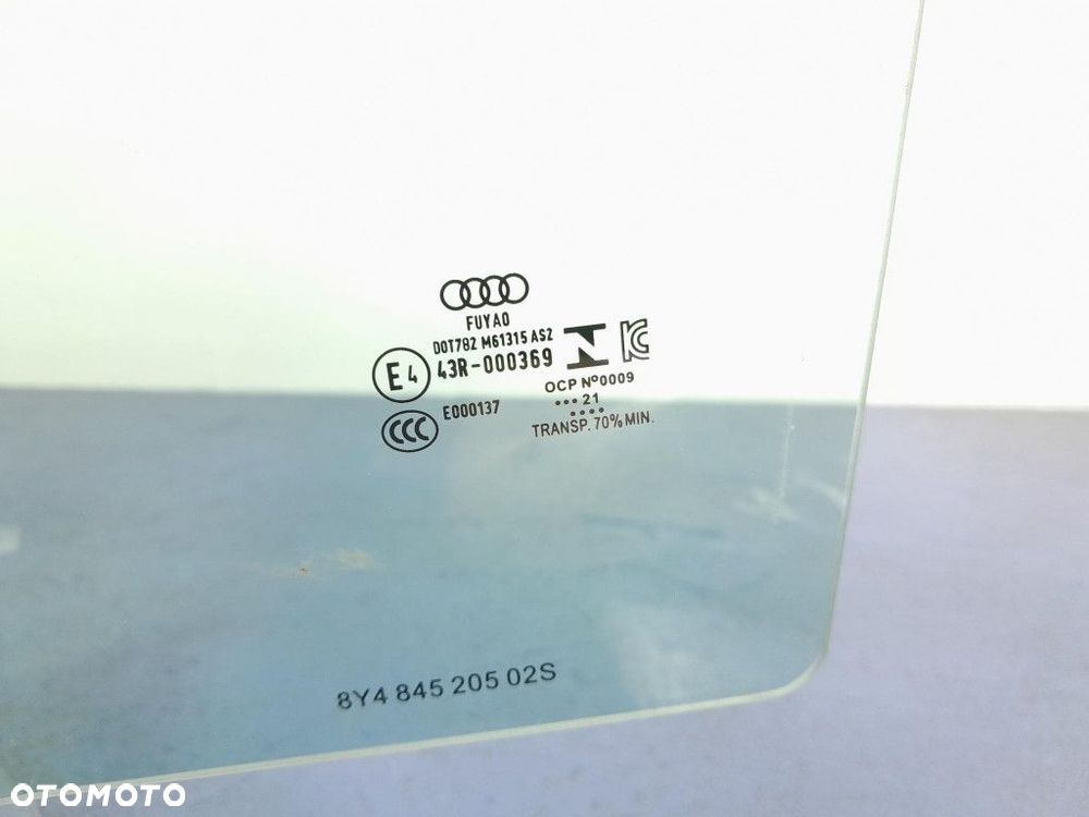 AUDI A3 8Y HB SZYBA DRZWI TYŁ TYLNA LEWA 21R 8Y4845205 - 2