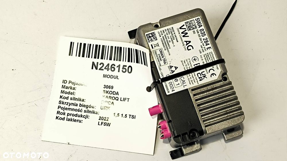 MODUŁ SKODA KAROQ LIFT 5WA035284E - 1