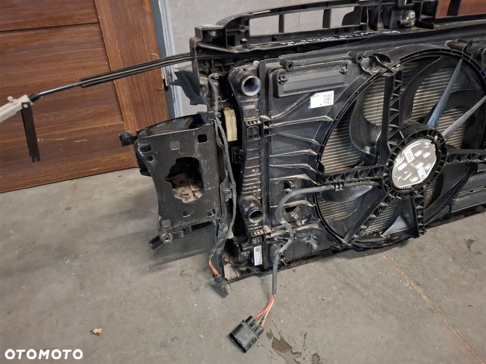 Pas przedni kompletny chłodnice belka wentylator absorber Volkswagen Passat B8 2019 rok 1,5TSI DSG - 4