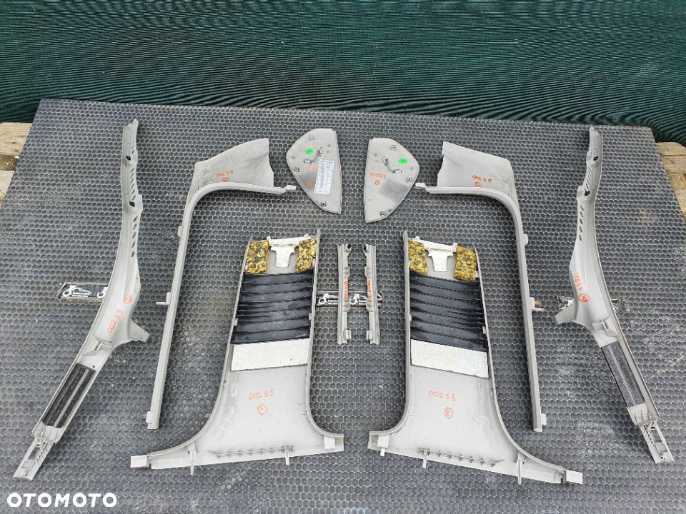 Oslona Slupka Progu Plastik Tapicerka Wnetrza PlatinHell AUDI A4 B6 B7 - 4