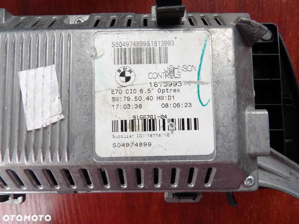 BMW - X5,E70 - MONITOR,EKRAN , NAVI - 9166781 - 2